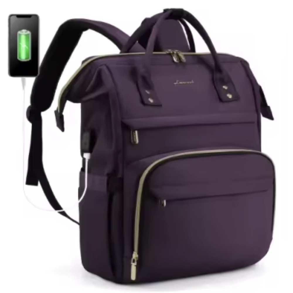 Deep Purple Women's Backpack - Picture 2 of 2